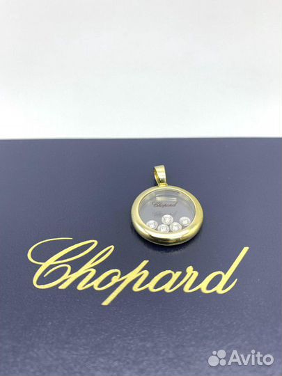 Подвеска кулон chopard happy diamonds с бриллианта