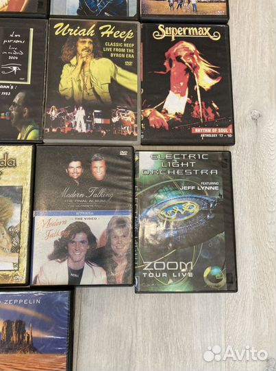 Коллекция 27 штук Dvd рок старые группы