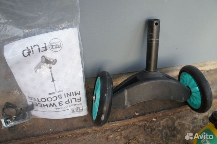 Самокат fly 3 wheel mini scooter трансформер, дву