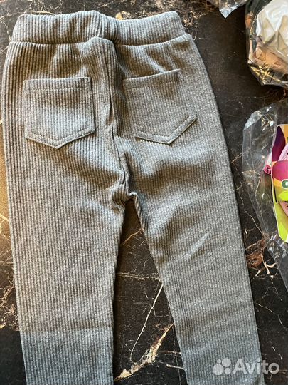 Лосины в рубчик