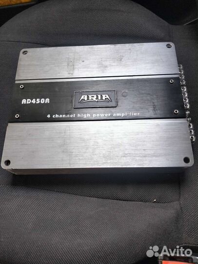 Автомагнитола и усилитель