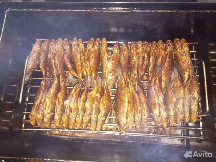 Карась горячего копчения