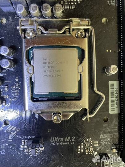 Материнская плата с процессором