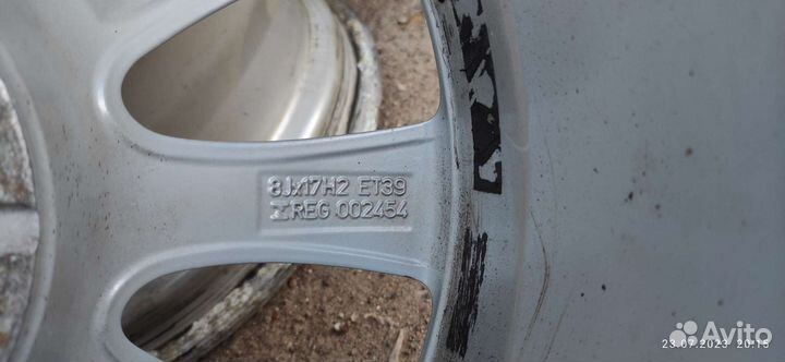 Оригинальные диски R17 Audi, Skoda, VW