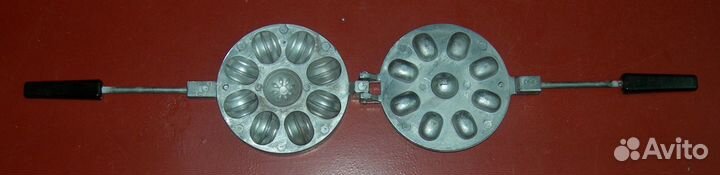 Винтаж. Форма для выпечки «Орех». Сделано в СССР