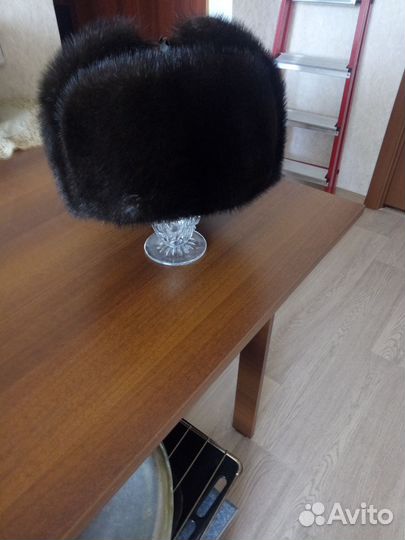 Норковая шапка мужская новая 58