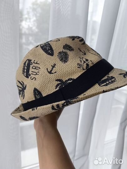 Соломенная шляпа детская 4-5 лет