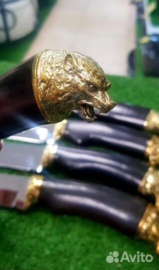 Нож подарочный с литьём