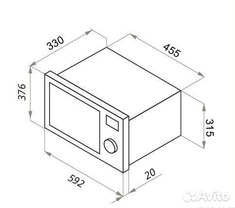 Микроволновая печь maunfeld jbmo.20.5S