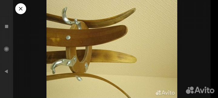 Дизайнерская вешалка из лыж СССР, Зеркало