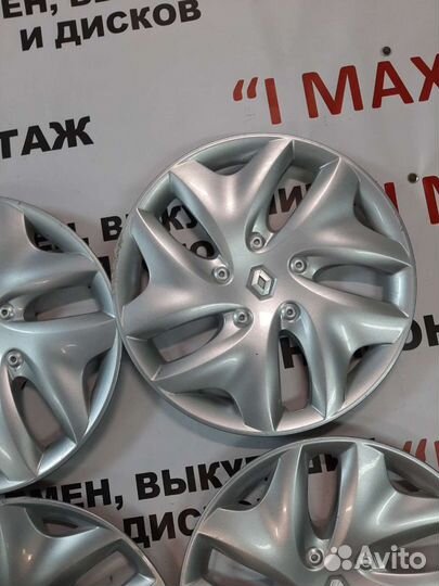4 колпака р15 Рено(поштучно)