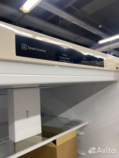 Холодильник LG GC-B459secl бежевый