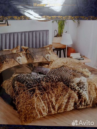 Постельное белье сатин евро