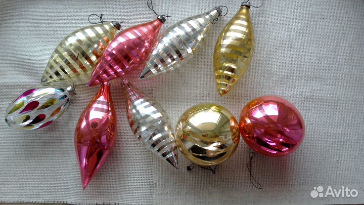 Ёлочные игрушки СССР