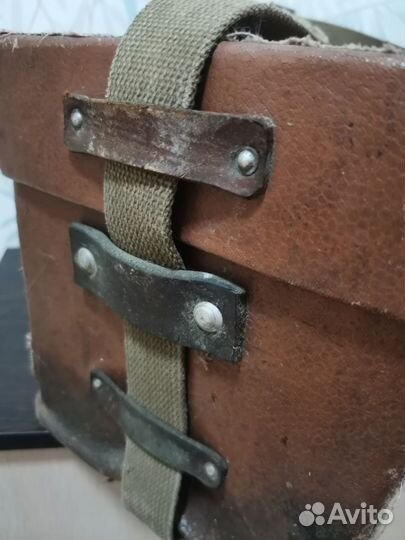 Винтажный кофр СССР ящик на ремне