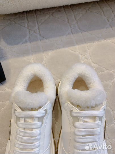 Кеды зимние женские prada