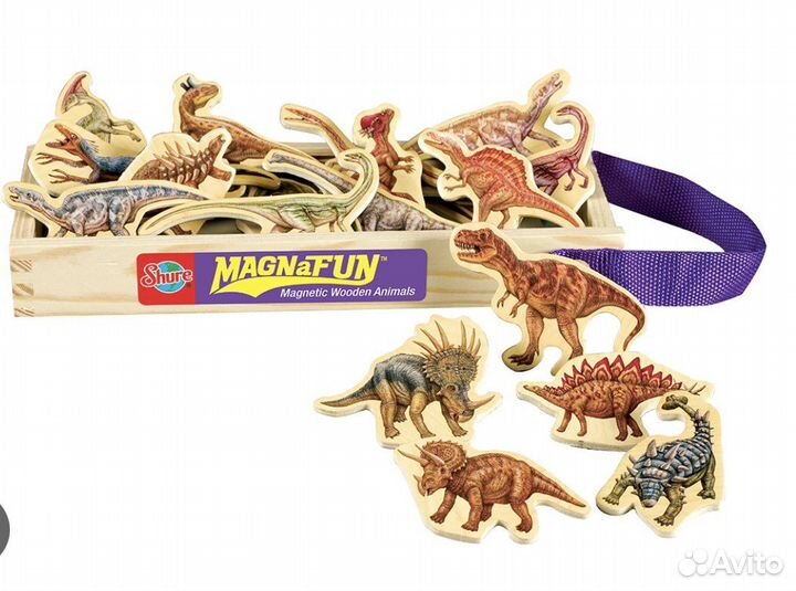 Магниты динозавры 20 штук