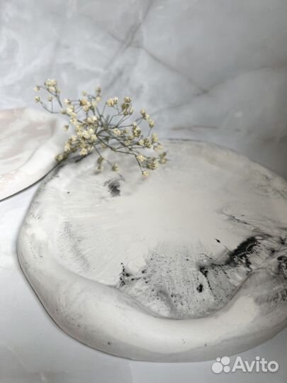 Поднос из гипса