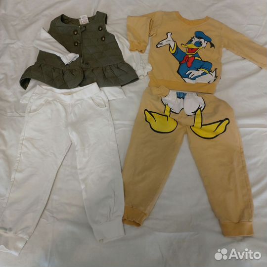 Детские вещи пакетом на девочку 98см