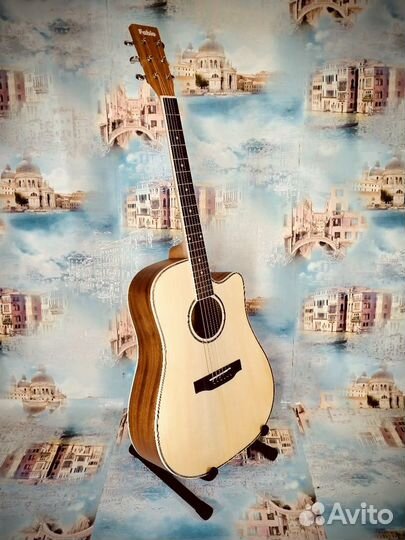 Гитара дредноут с чехлом