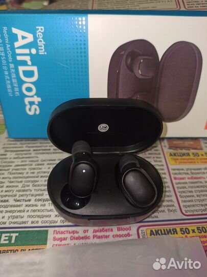 Беспроводные наушники xiaomi Redmi AirDots 2