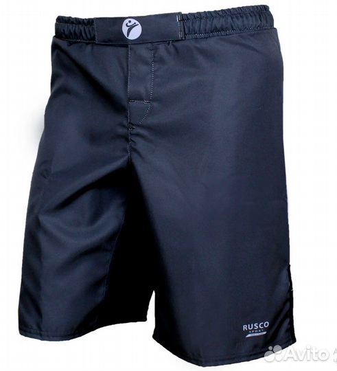 Шорты для MMA Rusco Sport only black, взрослые (р