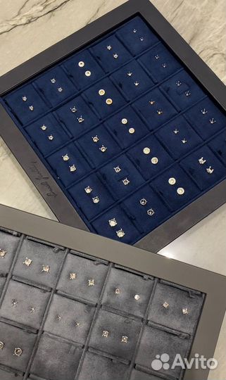 Каст, оправа для сережек из золота