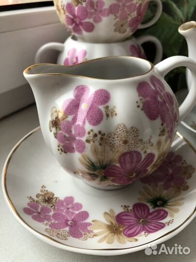 Чайный сервиз СССР агашки дулево новый