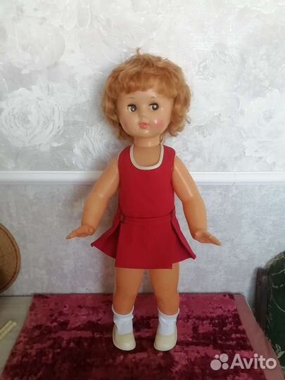 Кукла СССР Марина. Флиртушка. Рыжая. Рост 67 см