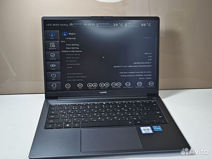 Ноутбук Huawei MateBook D14