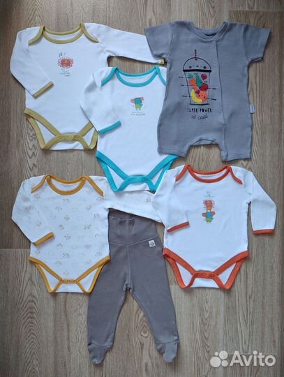 Детские вещи пакетом для мальчика 62 68