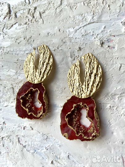 Серьги ручной работы