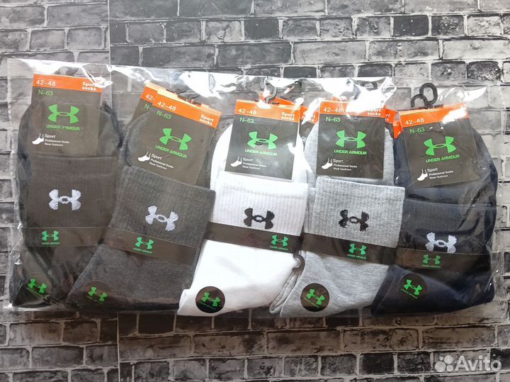 Носки Nike Adidas хлопок