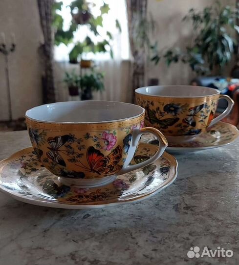 Чайная пара фарфор