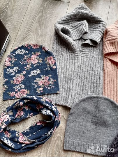 Шапки, снужы для подростков и взрослых