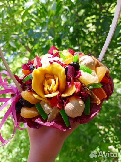 Букеты из сухофруктов и орехов.Съедобные букеты