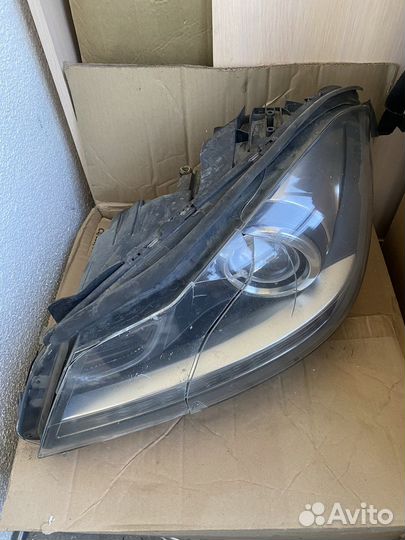 Левая фара на Mercedes-benz w204 рестайлинг