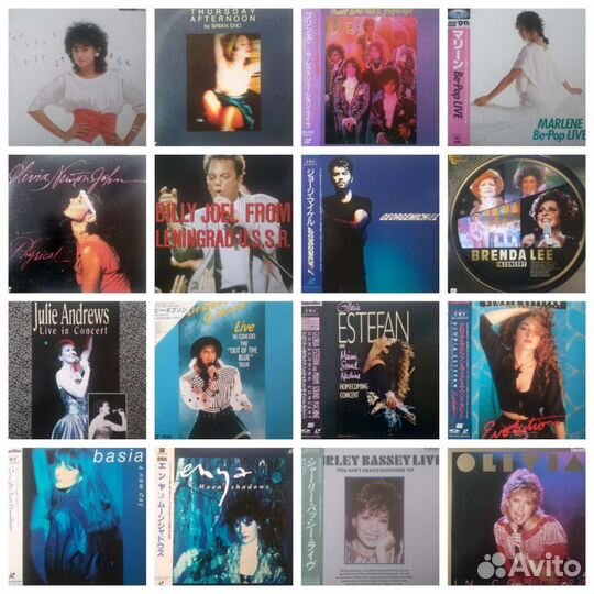 Музыка + видео на японских LD