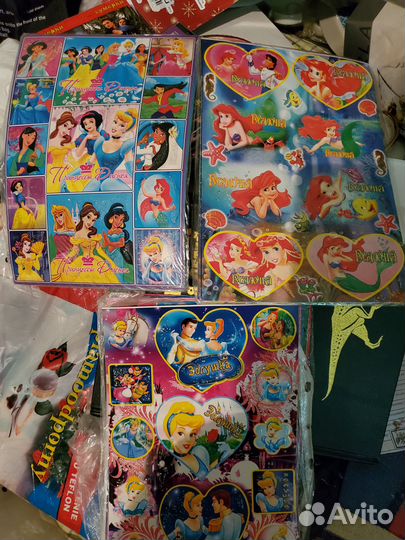 Наклейки Принцессы Диснея большие