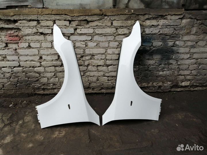 Крыло переднее белое бмв Е60 Е61