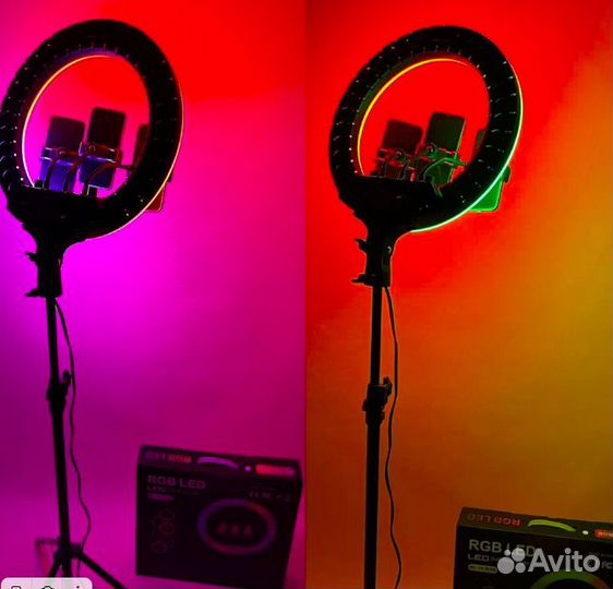 Кольцевая лампа 36 см