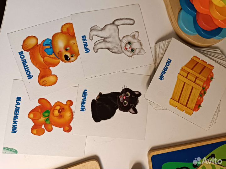 Пакетом развивающие игрушки Сортер Конструктор др