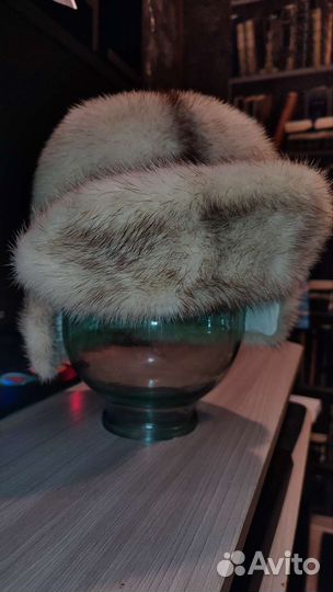 Шапка ушанка норковая