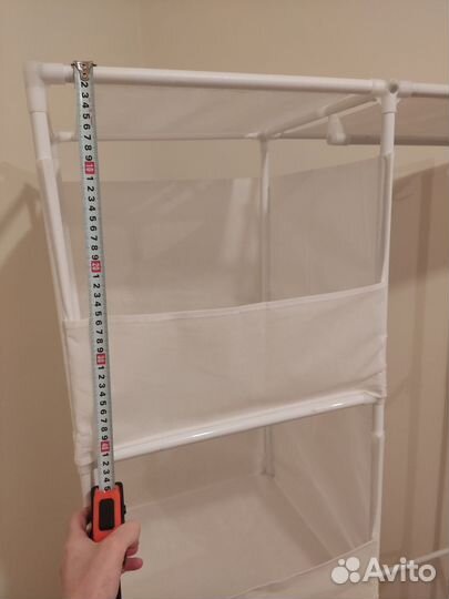 Вешалка для одежды напольная с полками