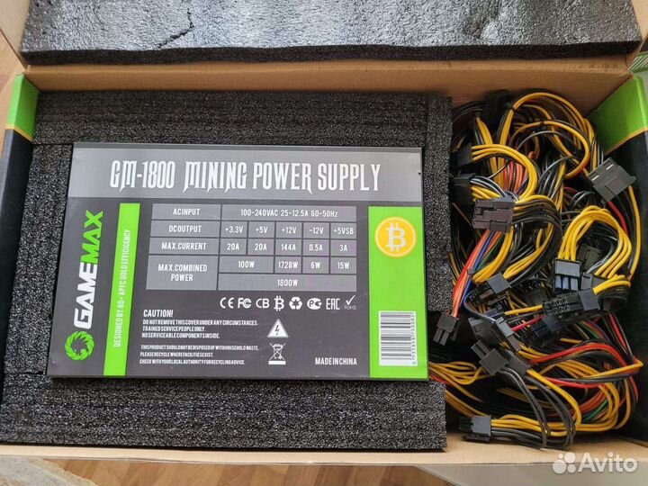 Блоки питания Gamemax 1800W