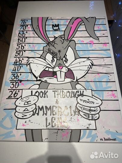 Картина «Кролик Бакс Банни» Поп-арт