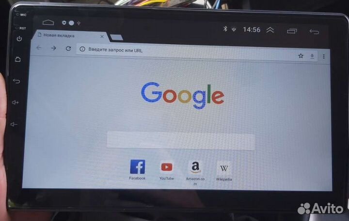 Магнитола 2 дин 10 дюйм, андроид, новая