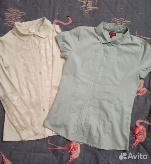 Школьные вещи и а девочку пакетом, на рост 158-164