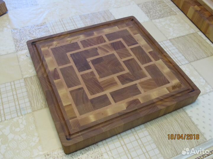 Доска разделочная торцевая