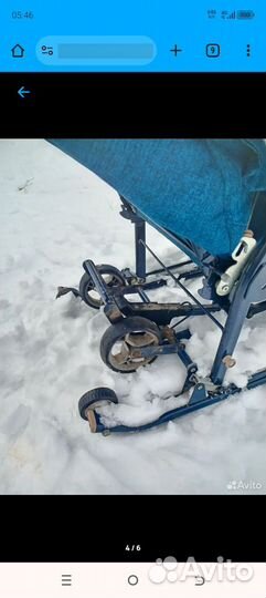 Детские санки коляска ника 7-8